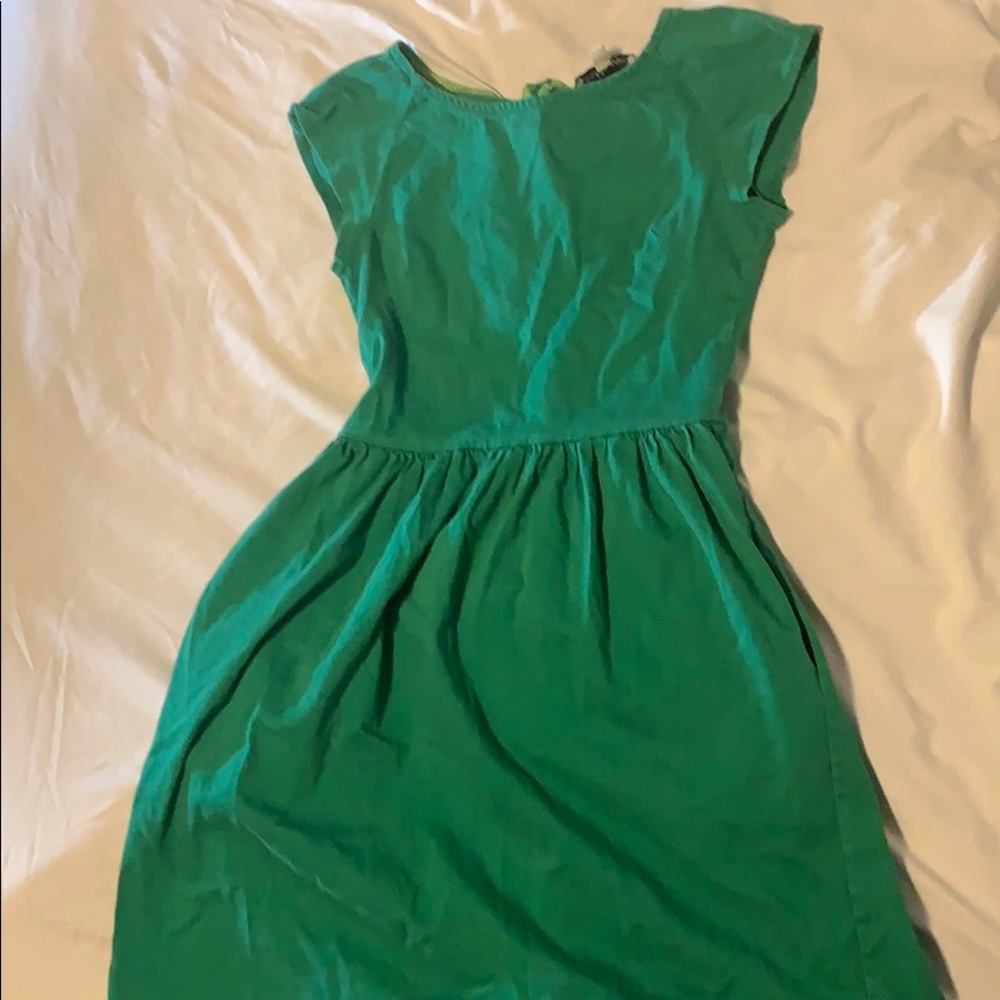 Modest Green Dress